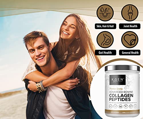 K-GEN Bovine Collagen Powder with Premium Quality Ingredients – Pure Hydrolysed Grass-Fed Bovine Collagen K GEN ketogenic enhancement