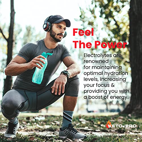 Keto-Pro Keto Electrolytes 80g | Electrolyte Powder Sachets for Extra Convenience Keto-Pro Fuelled by FAT