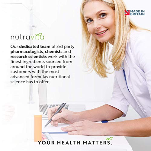 Vitamin B12 1000mcg - 365 High Strength Vegan Tablets (1 Year Supply) - Max Strength Nutravita