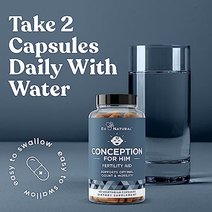 Conception For Him – Fertility Supplements for Men, Male Fertility Booster & Prenatal