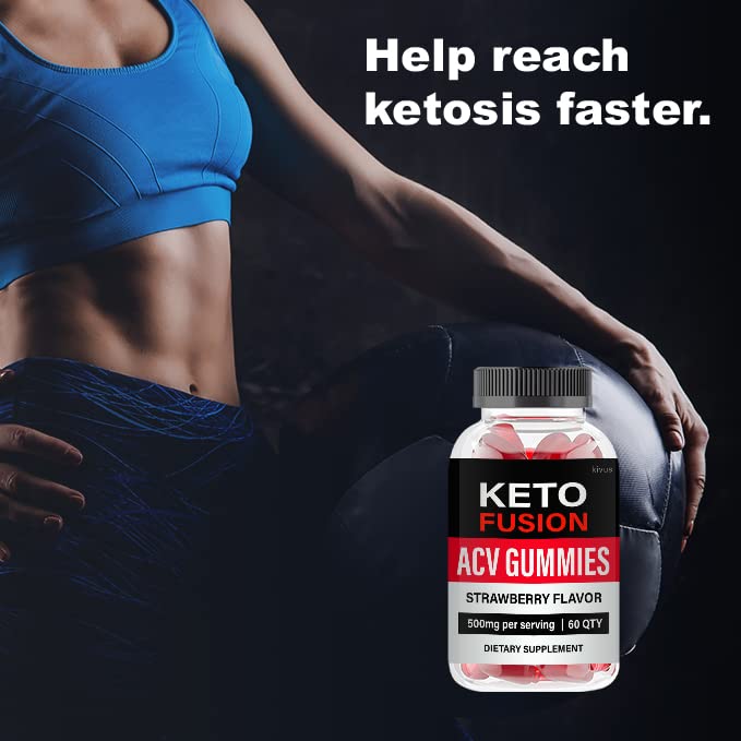 kivus Keto Fusion Gummies - Keto Fusion ACV Gummies (Single, 60 Gummies) kivus