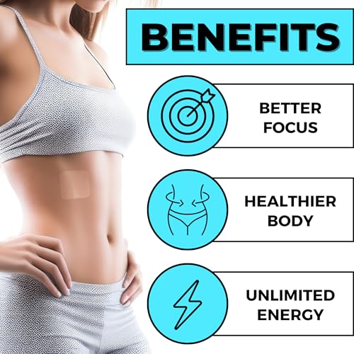 B12 Patches (Pack of 36) - 100% Natural Vitamin Patches for Women, Energy, Focus & Body Spirit Patches