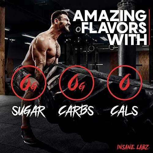 Insane Labz Insane Veinz Non Stimulant NO Enhancing Powder, Nitric Oxide Booster Insane Labz