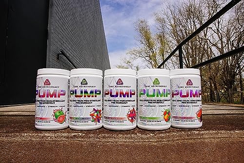 Core Nutritionals Pump Full-Spectrum Non-Stimulant Pre-Workout, with N03T Nitrate, Peak02, Alpha GPC, for Maximum Pump, Strength, and Performance 20 Servings (Strawberry Colada)