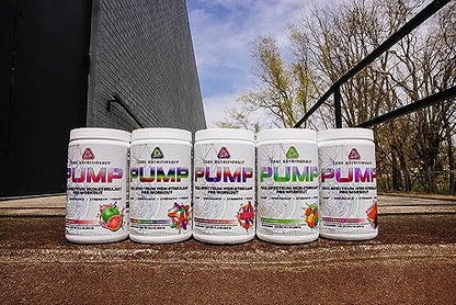 Core Nutritionals Pump Full-Spectrum Non-Stimulant Pre-Workout, with N03T Nitrate, Peak02, Alpha GPC, for Maximum Pump, Strength, and Performance 20 Servings (Strawberry Colada)