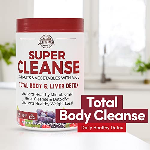 COUNTRY FARMS Super Cleanse, Super Juice Cleanse, Supports Healthy
