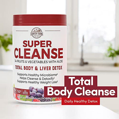 COUNTRY FARMS Super Cleanse, Super Juice Cleanse, Supports Healthy