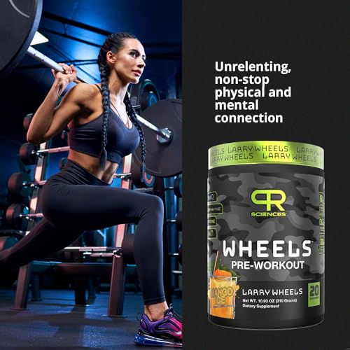 Larry Wheels' Pre Workout - Energy Drink Powder - Pre Workout Powder for Men & Women PR Sciences