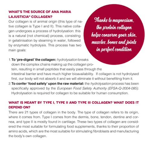 Ana Maria Lajusticia – Collagen with magnesium and vit c – 350 grams (strawberry flavour) Ana María Lajusticia