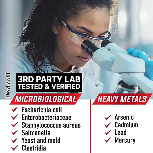 DEDICAD 13in1 Berberine Supplement - 4500mg for Weight Management, Heart & Immune DEDICAD