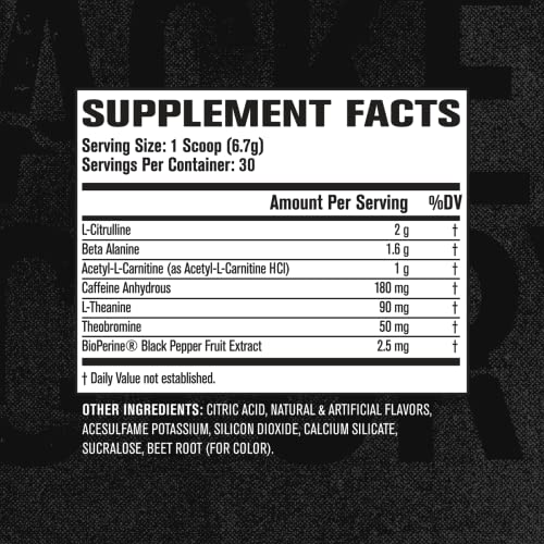 Jacked Factory NITROSURGE Shred Pre Workout Supplement - Energy Booster, Instant 