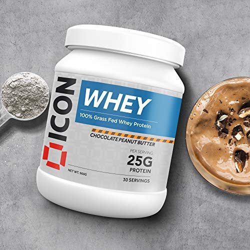 ICON Nutrition Whey Protein Powder 960g, 30 Servings - Chocolate Peanut Butter ICON Nutrition