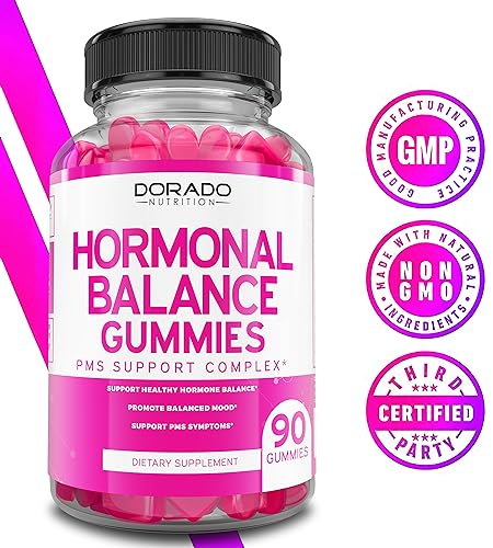 Hormonal Balance For Women & PMS Relief Gummies (90 Gummies) - Support Cramps DORADO NUTRITION