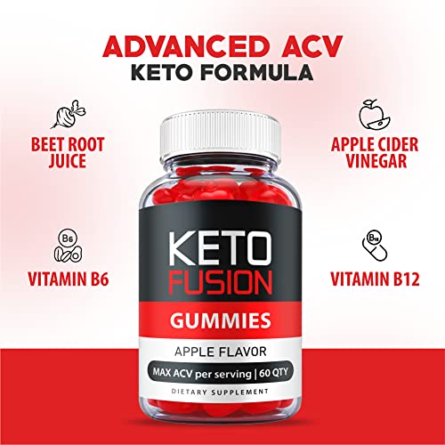 Keto Fusion Gummies - Official Formula, Vegan - Keto Fusion ACV Gummies Advanced Healthly