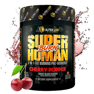 ALPHA LION Superhuman Burn 2-in-1 Metabolism Booster Pre Workout