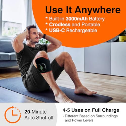 Cordless Red Light Therapy for Knee, Infrared Light Therapy Devices for Knee Pain Relief, Meniscus Injury