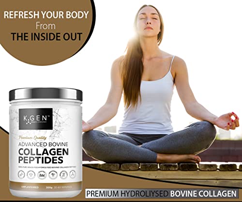 K-GEN Bovine Collagen Powder with Premium Quality Ingredients – Pure Hydrolysed Grass-Fed Bovine Collagen K GEN ketogenic enhancement