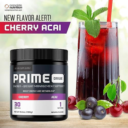Complete Nutrition Prime Drive Cherry Acai Energy Drink Powder
