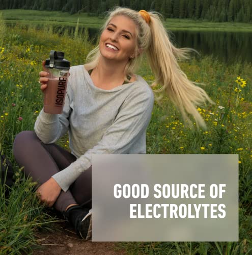 Isopure Protein Powder, Zero Carb Whey Isolate with Vitamin C & Zinc for Immune Support Isopure