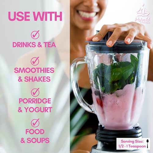 HYBRID HERBS – Plant Based Collagen Powder - Anti Aging Supplement for Skin, Wrinkles Hybrid Herbs