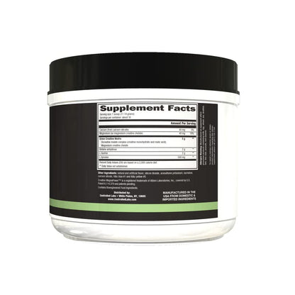 CONTROLLED LABS Green Magnitude Supplement, Synergistic Creatine Formula Powder, Promotes Strength, Stamina, and Performance, (Sour Green Apple, 30 Servings)