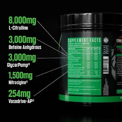 Huge Supplements Pump Serum, Stim Free Pre Workout and Nitric Oxide Booster to Enhance Huge Supplements