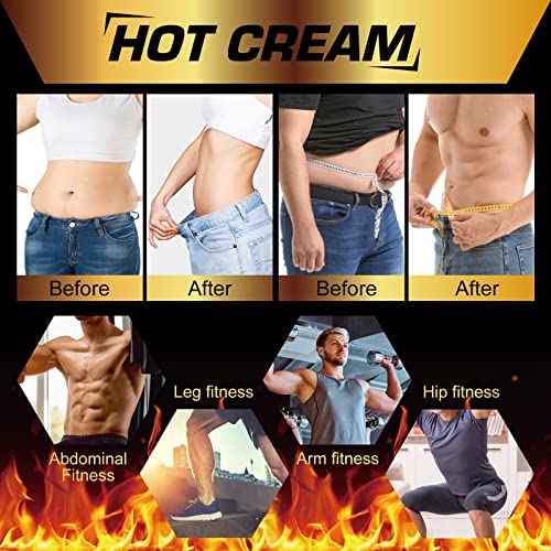 Hot Sweat Cream, Fat Burning Cream for Belly, Natural Sweat Enhancer Cream for Men Mcukv