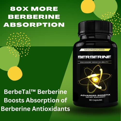 Advanced Bionetix 1500mg Advanced Bioavailability Micronized Berberine Supplement All Advanced Bionetix