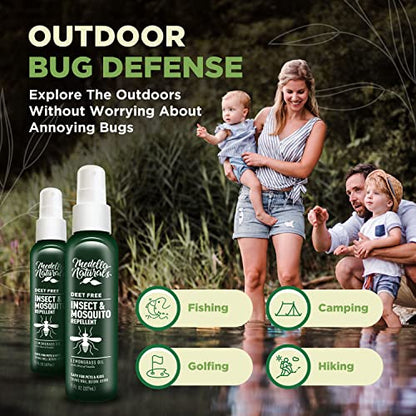 Deet-Free Insect & Mosquito Repellent Pack of 2 (8 oz) – Nice Smelling
