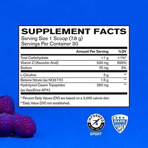 BARE PERFORMANCE NUTRITION, BPN Endo Pump Pre-Workout Muscle Pump Enhancer BARE PERFORMANCE NUTRITION