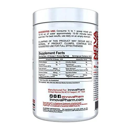 InnovaPharm NOVAPUMP (Unflavored) 320 Grams