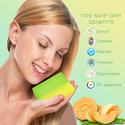 Yoni Soap Bars Yoni Wash & Yoni Oil Set Of 4, 2 * 5.29oz Handmade Vaginal Soap Feminine Wash Wovarkie