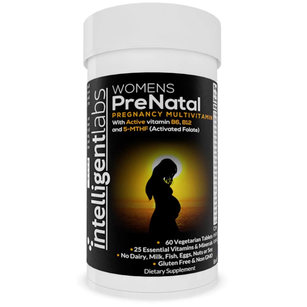 Intelligent Labs Women's Prenatal Multivitamin, 25 Essential Pregnancy Vitamins and Minerals,