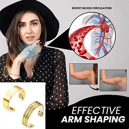 CSIYANJRY99 2-4PCS Lymphatic Drainage Ring for Women Men,Lymph Detox Ring Therapy CSIYANJRY99