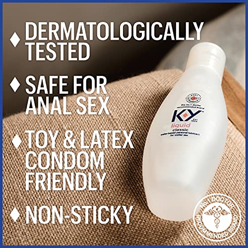 K-Y Liquid Personal Water Based Lubricant, 2.5 oz K-Y