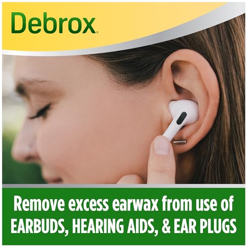 Debrox Ear Wax Removal Drops, Gentle Microfoam Ear Wax Remover, 0.5 Fl Oz