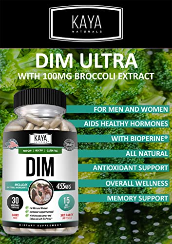 Kaya Naturals DIM Ultra (30 Capsules) | DIM Supplement for Women and Men Kaya Naturals