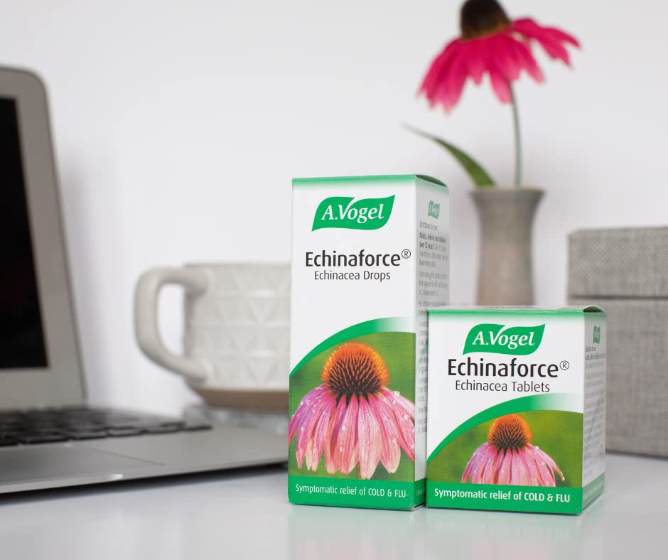 A.Vogel Echinaforce Echinacea Tablets | Relieves Cold & Flu Symptoms by Strengthening A.Vogel