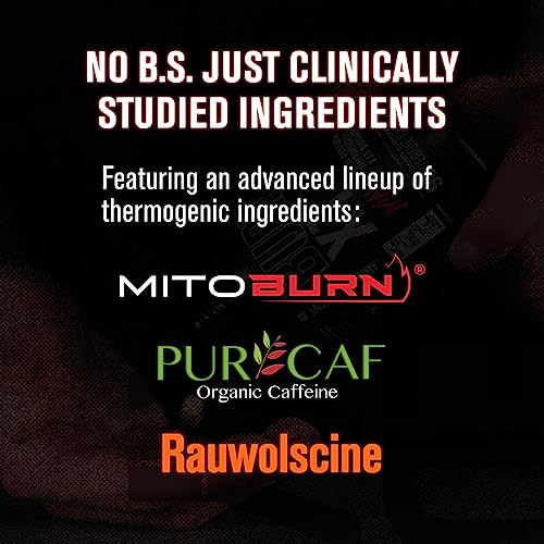 Jacked Factory Burn-XT Max - High-Performance Thermogenic Fat Burner & Appetite Suppressant Jacked Factory