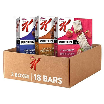 Kellogg's Special K Protein Meal Bars, Meal Replacement, Bulk Protein Snacks, Variety Pack