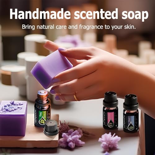 KMSCO Essential Oils Set -Top 16(0.33Fl Oz) Organic Plant Natural Fragrance Scents Blends Oil KMSCO