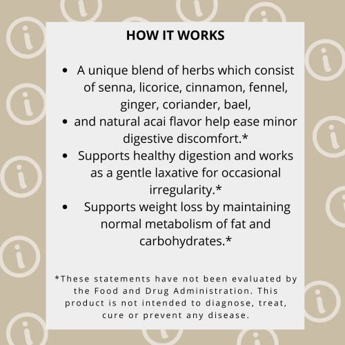 Hyleys Colon Cleanse Tea Blackberry Flavor - 50 Tea Bags (6 Pack - 300 Tea Bags Total) HYLEYS