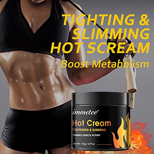 Hot Cream for Belly Fat Burner, Hot Cream Cellulite and Fat Burner, Sweat Fat Burning Gel immetee