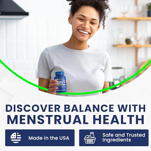 Inositol Supplement Myo-Inositol & D-Chiro Inositol 120 Capsules 2000mg 40:1 Ratio High Vita Miracle