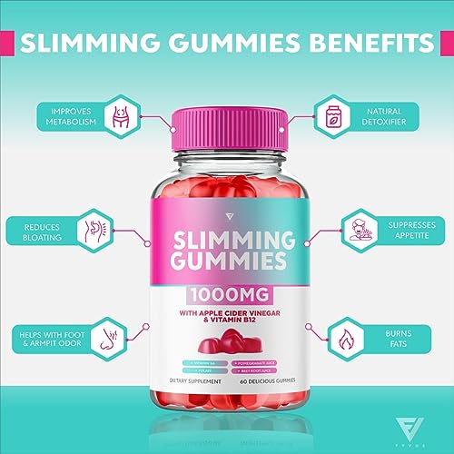 (3 Pack) Slimming Gummies It Works Slimming Gummies for Weight Loss with Apple Cider Fyvus
