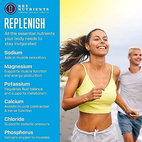 KEY NUTRIENTS Multivitamin Electrolytes Powder No Sugar - Tempting Blue Raspberry KEY NUTRIENTS