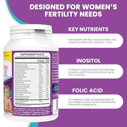 Conceive Plus Fertility Supplements for Women - Prenatal Vitamins - Promote Ovulation