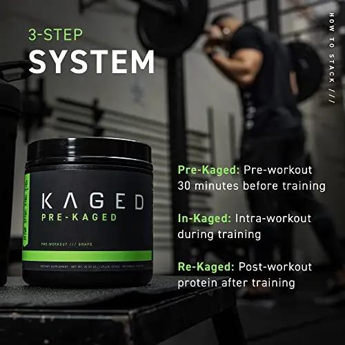 Kaged Original Pre-Workout Powder | Fruit Punch | Pre Formulated with Creatine, Beta Alanine, Pure Caffeine | 20 Servings