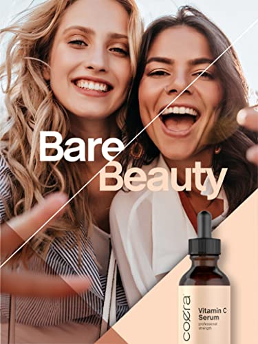 Vitamin C Serum for Face | 2 oz | Brightening Serum for Dark Spots | Paraben & SLS Free Coera